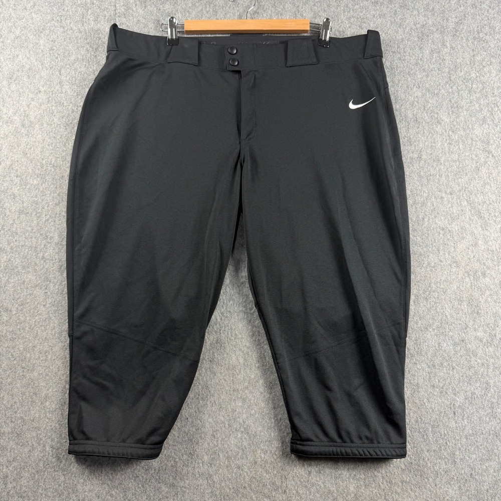 Nike Women's Vapor Select 3/4 Softball Knicker Pants XXL Black AV6642-010